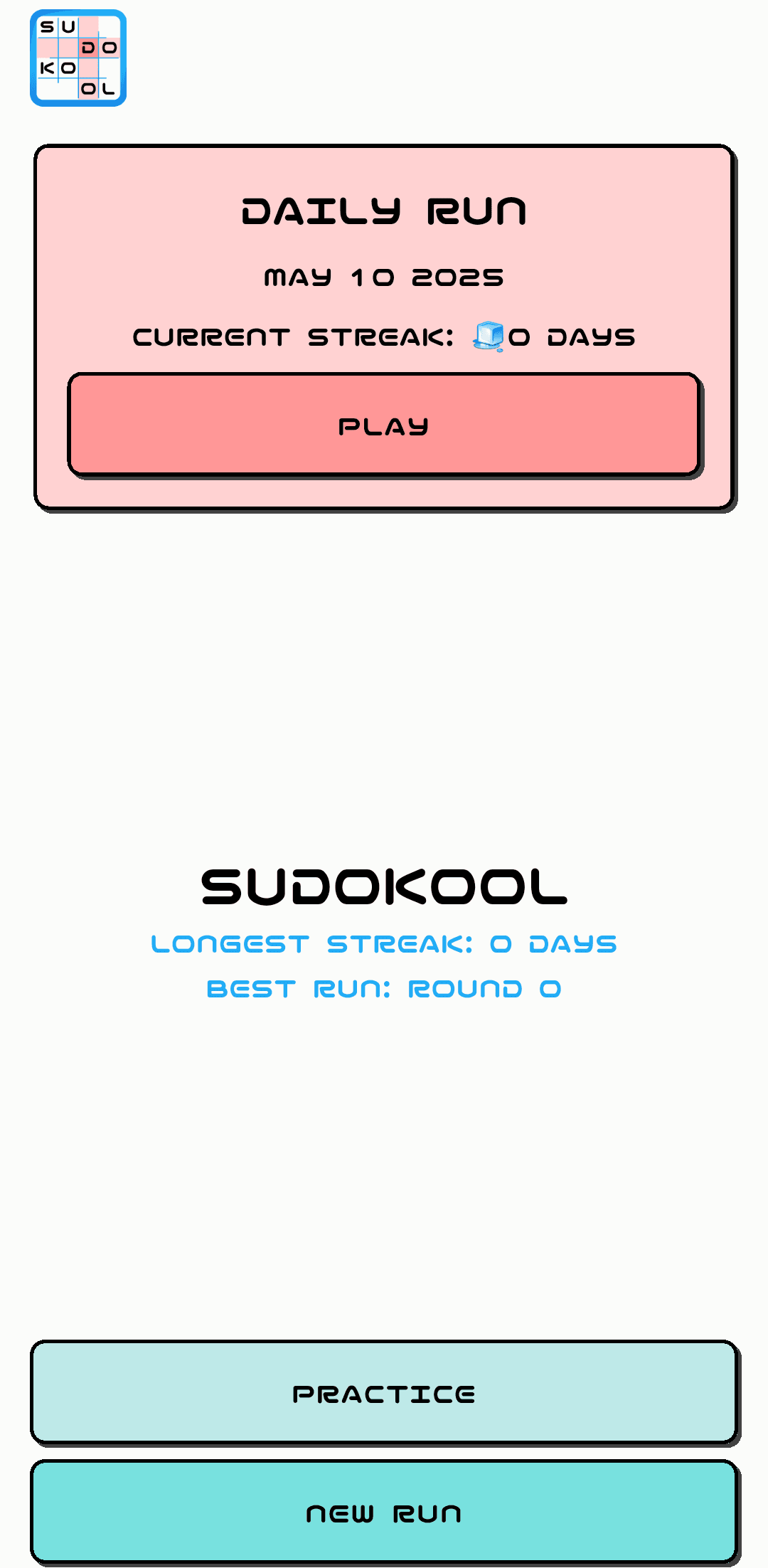 Sudokool App Screenshot 2